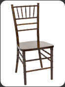 Wood Chiavari chair, fruitwood