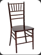 Resin Chiavari Chair, mahogany