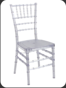 Resin Chiavari Chair, crystal