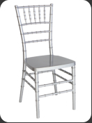 Resin Chiavari Chair, silver