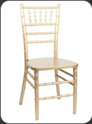 Wood Chiavari, gold