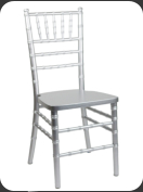 Wood Chiavari, silver