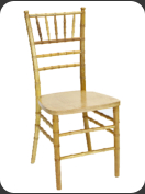 Wood Chiavari, gold