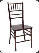 Resin Chiavari Chair, mahogany