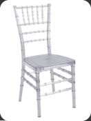 Resin Chiavari Chair, crystal