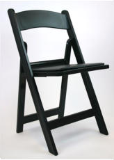 plastic resin folding wedding chair or folding garden chair
