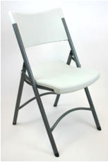 blow molded plastic folding chair heavy duty