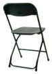 poly folding chair, back