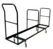 35 capacity metal folding chair cart