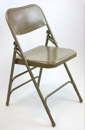 durable metal folding chair