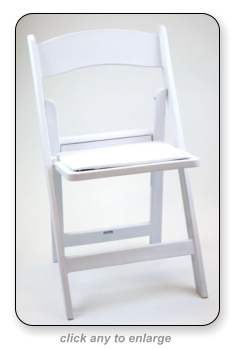 wedding / garden wedding folding chair