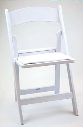 wedding / garden wedding folding chair front