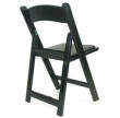 wood folding wedding chair, back